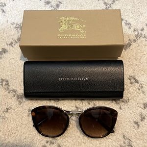 Authentic Burberry Cat Eye Sunglasses
